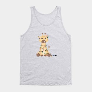 Christmas Giraffe Tank Top